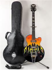 EPIPHONE FLAMEKAT EB 2004 Hollow Body w/ HSC Strap Guitar